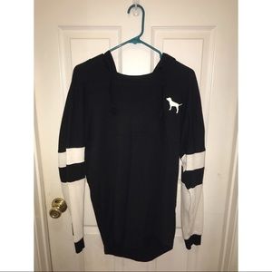 PINK V-neck Sweatshirt